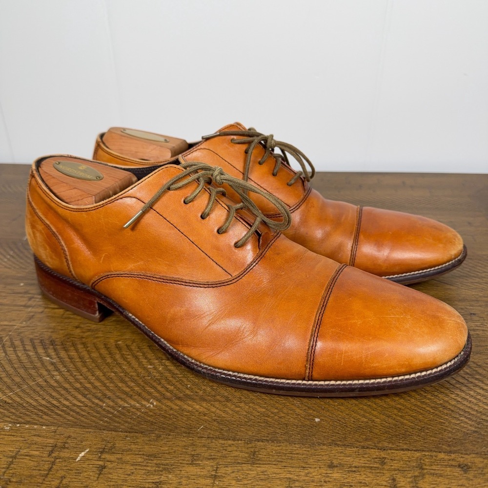 Cole Haan Shoes Mens US 11.5 M‎ Brown Williams Cap Toe Lace Up Leather Oxford